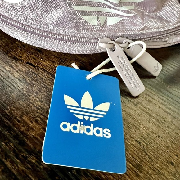 Adidas Originals Santiago Mini Backpack Pastel Purple White, Travel Sports Bag - Picture 9 of 13